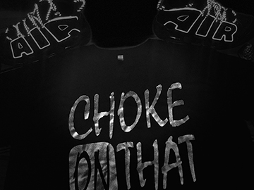 Choke On That Tee (Silver)