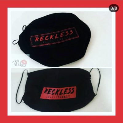Reckless Enlightenment Face Masks
